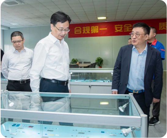 常州市新北區委書記周慶一行蒞臨太平科技調研指導
